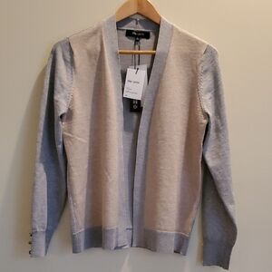 Women's Gray Cardigan Sweater